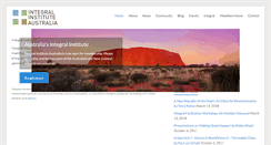 Desktop Screenshot of integralinstitute.org.au